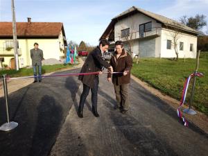 Otvoritev prenovljene ceste na Preloge 2